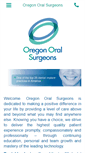 Mobile Screenshot of oregonoralsurgery.com